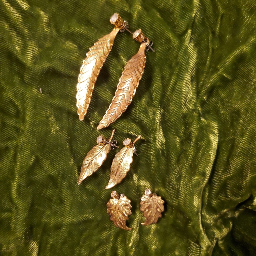 Fun Interchangeable Leaf Earrings